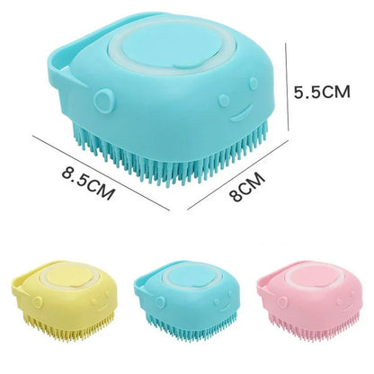 Pet Silicone Bath Brush