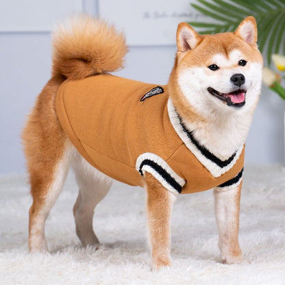 College V-neck Fashion Vest Pet Clothing