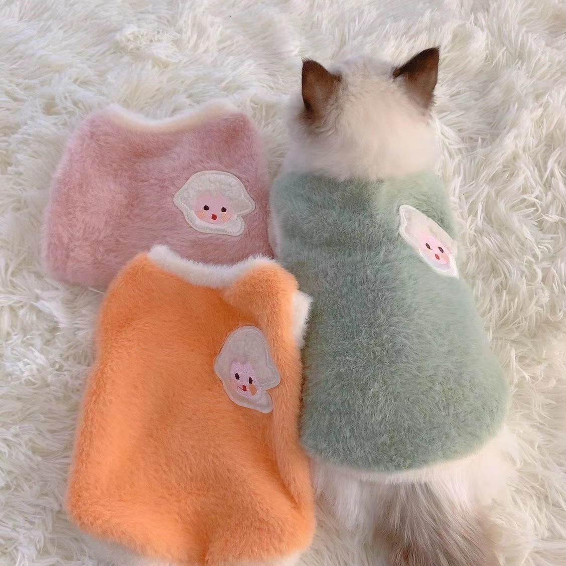Soft Plush Warm Pet Vest