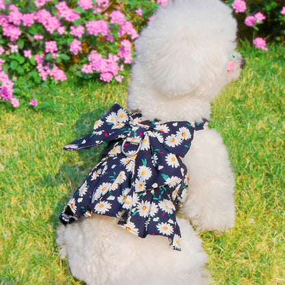 Summer Daisy Pet Leash Skirt