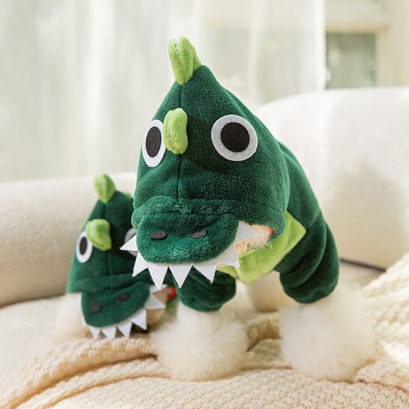 Flannel Dinosaur-shaped Pet Clothes