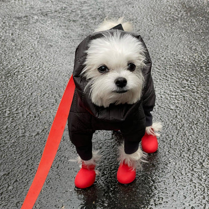 Waterproof Anti-slip Silicone Dog Rain Boots