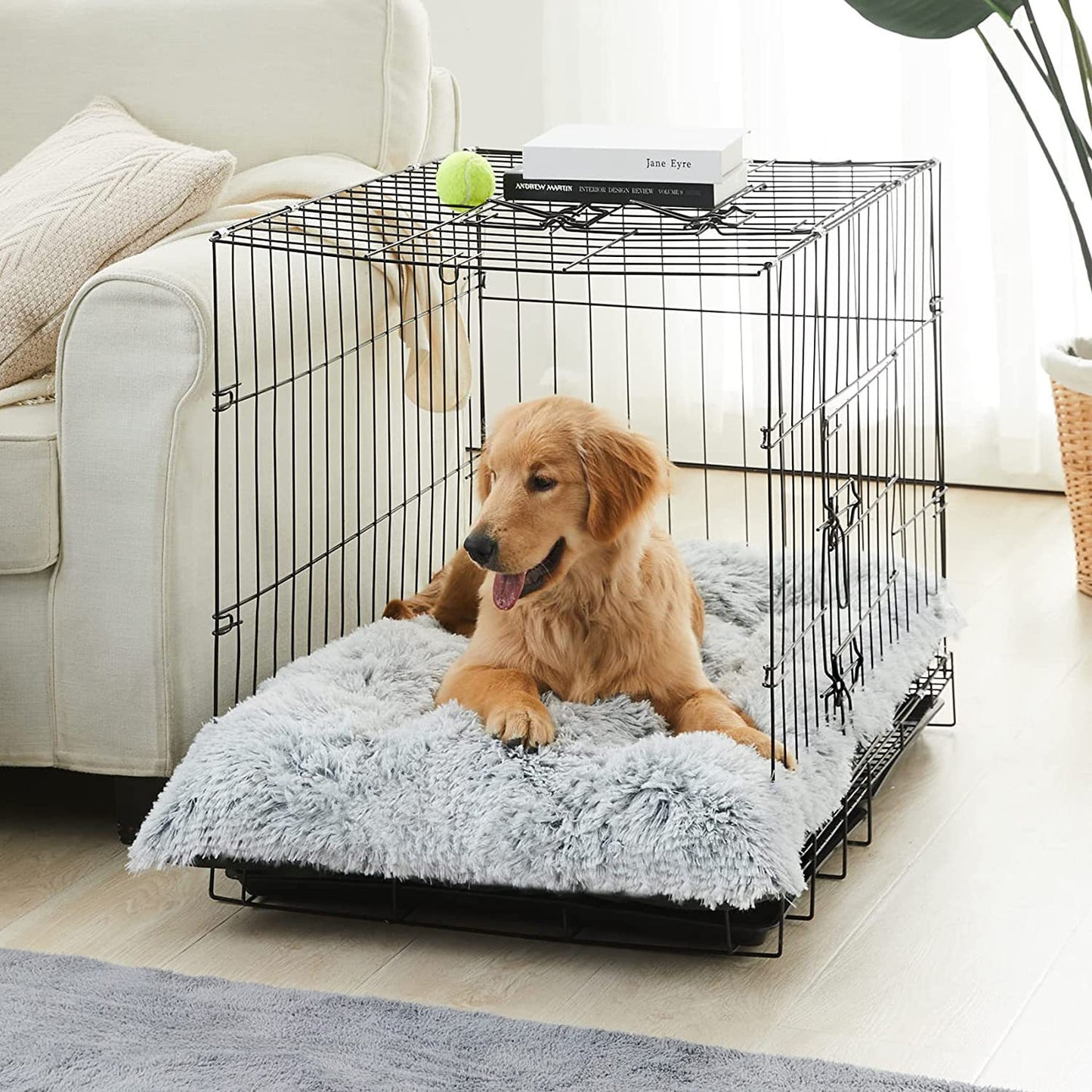 Fluffy Cozy Kennel Pad Bed