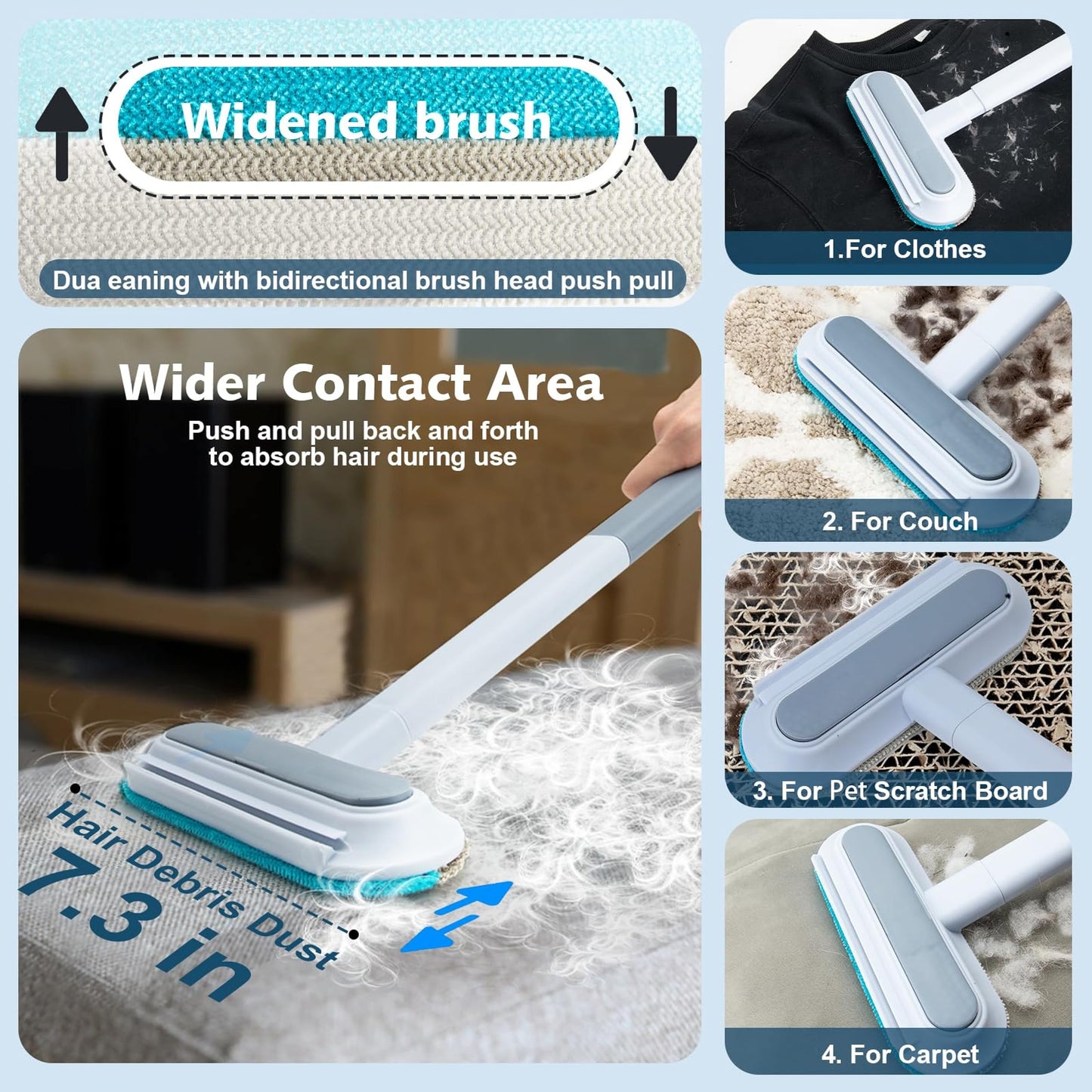 Multi-function Pet Hair Cleaning Brush