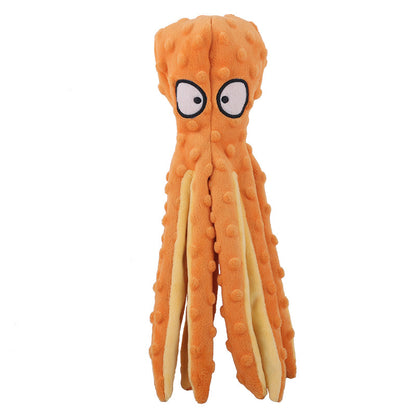 Octopus No Stuffing Dog Chew Toys