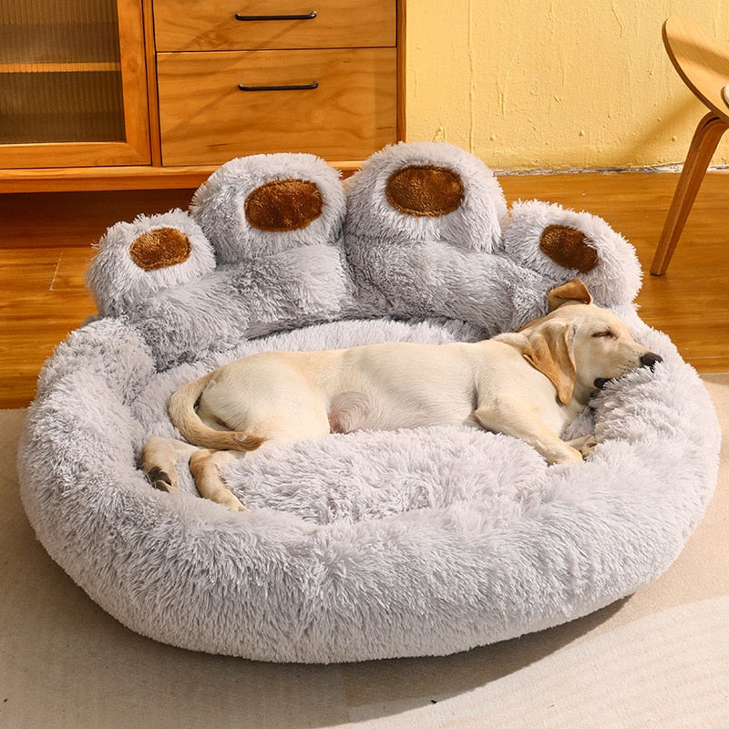 Pet Bed with Teddy Bear's Paws