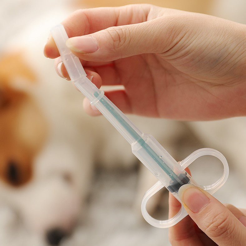 Pet Pill Plunger Popper with Soft Tip