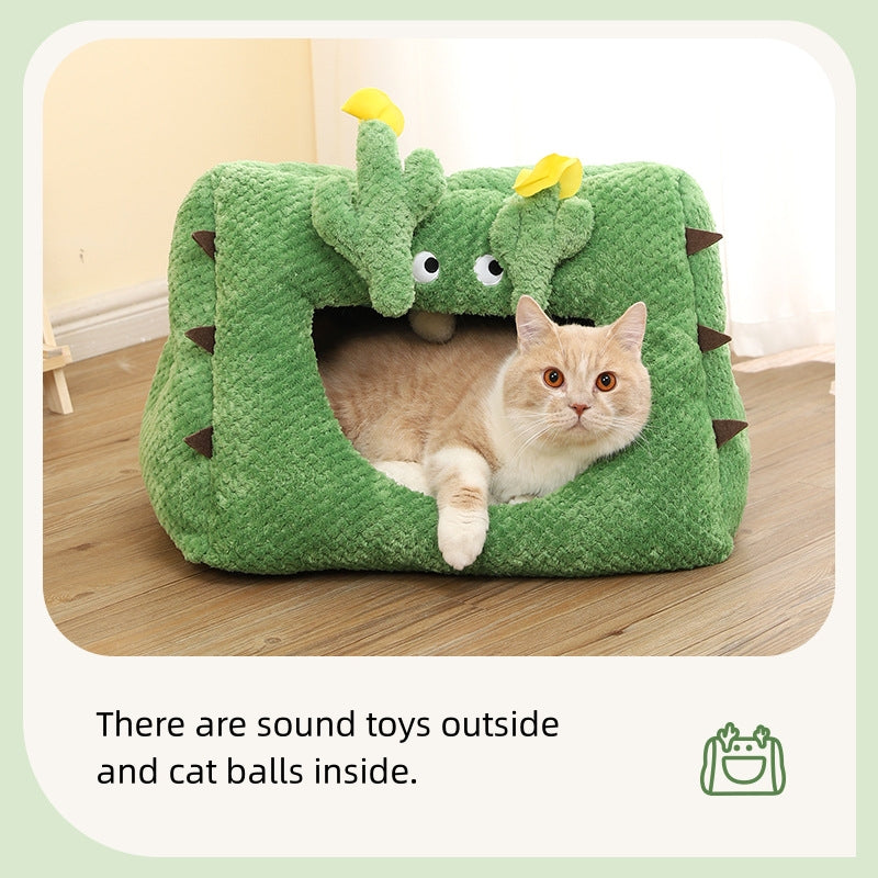 Cactus Cat Bed