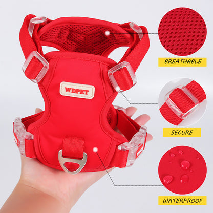 Waterproof Vest Style Harness for Small Dog