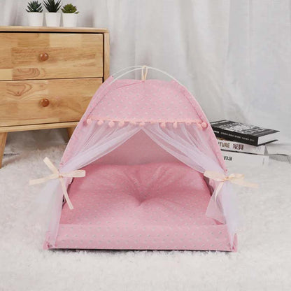 Portable Pet Tent with Breathable Cushion