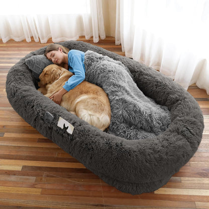 Luxury Human-Sized Dog Bed