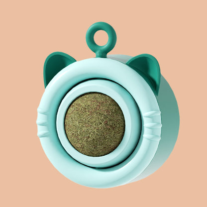 360° Rotating Catnip Balls with Storage Lid