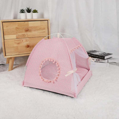 Portable Pet Tent with Breathable Cushion