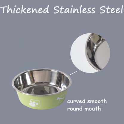 Non-slip Stainless Steel Pet Bowl