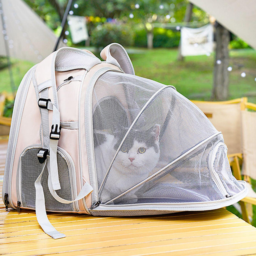 Expandable Ventilation Pet Backpack Carrier