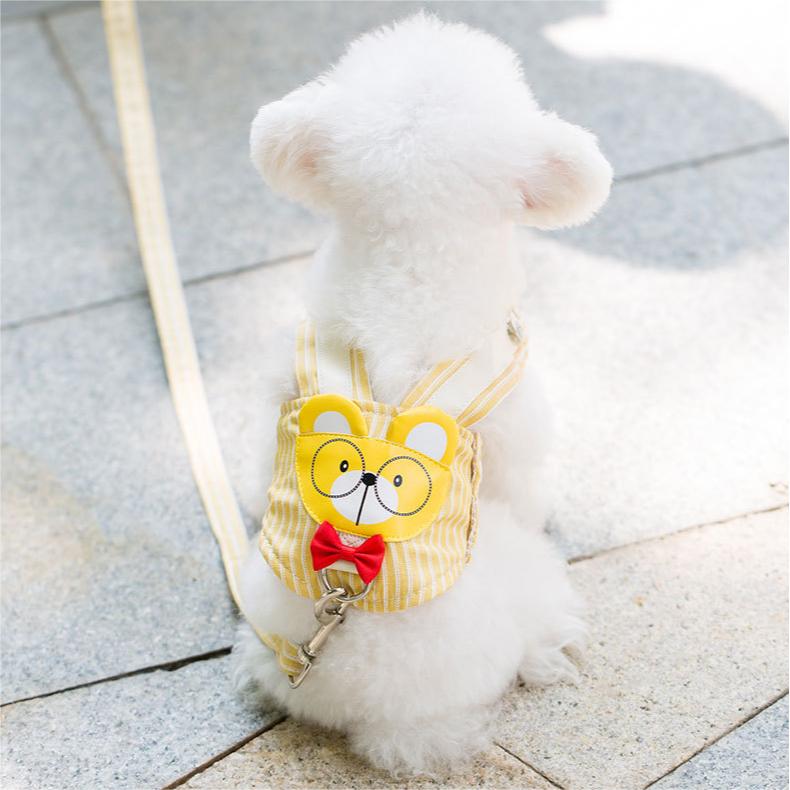 Summer Breathable Dog Outdoor Vest Leash