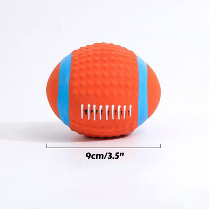 Squeaky Latex Durable Sports Ball Dog Toy
