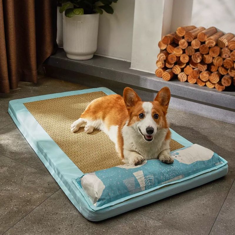 Pet Cooling Sleeping Bed with Pillow