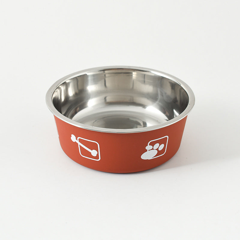 Non-slip Stainless Steel Pet Bowl