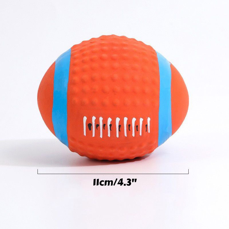 Squeaky Latex Durable Sports Ball Dog Toy