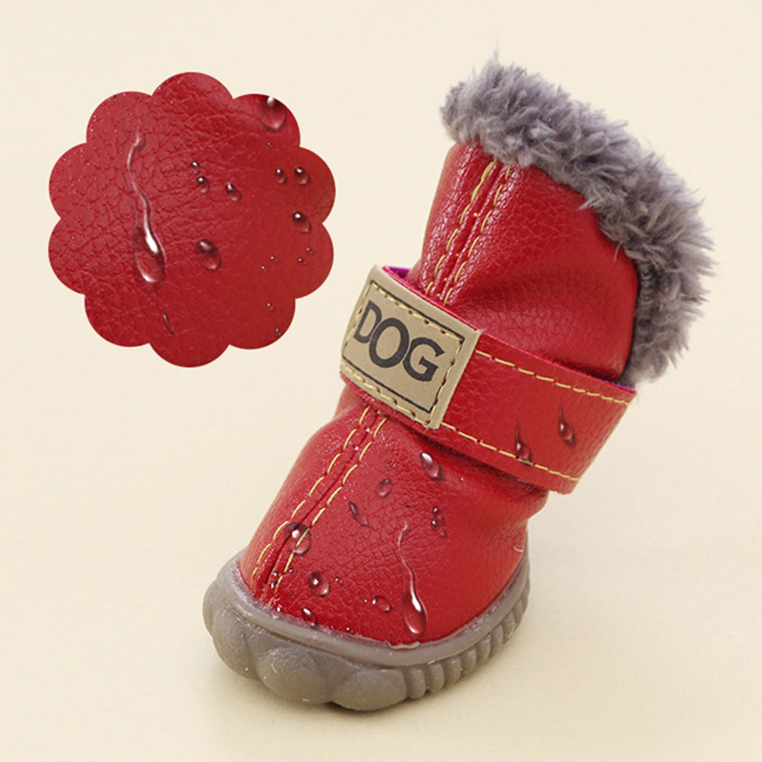 Winter Warm Anti-slip Dog Shoes