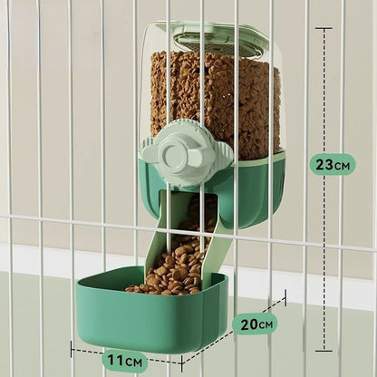 Hanging Automatic Pet Feeder and Water Dispenser