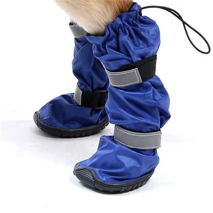Reflective Waterproof High Dog Boots