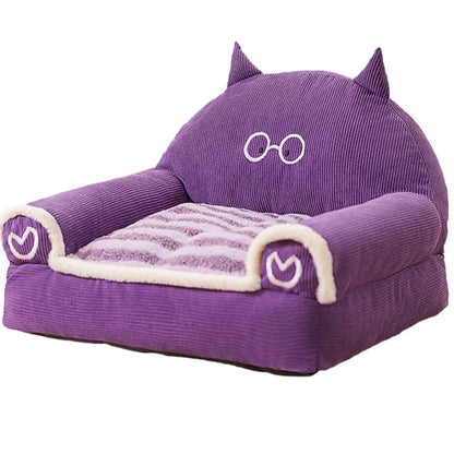 Comfy Calming Pet Sofa Bed