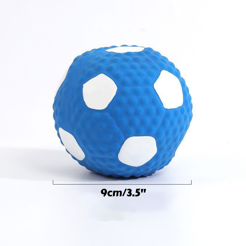 Squeaky Latex Durable Sports Ball Dog Toy