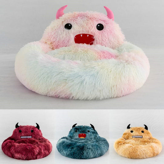 Warm Soft Monster Pet Bed