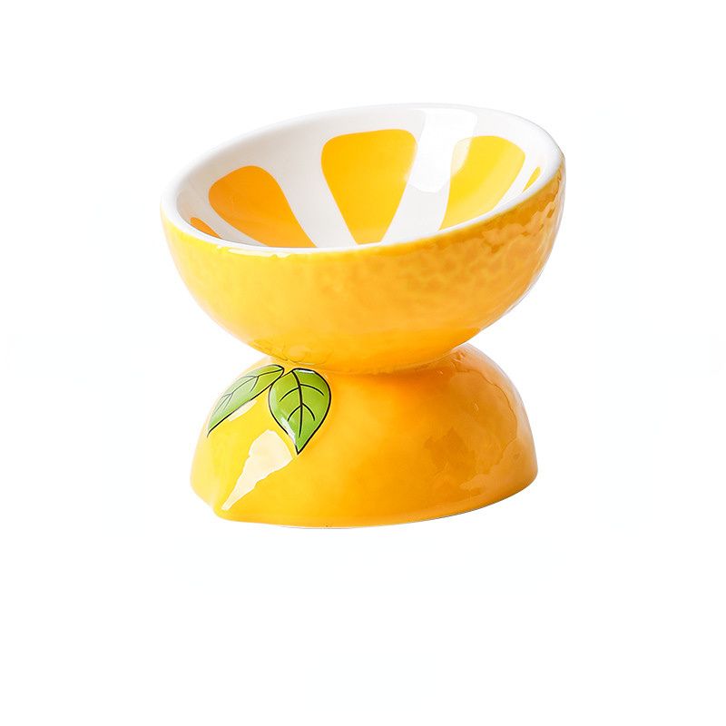 Fruit-Themed Pet Ceramic Bowl