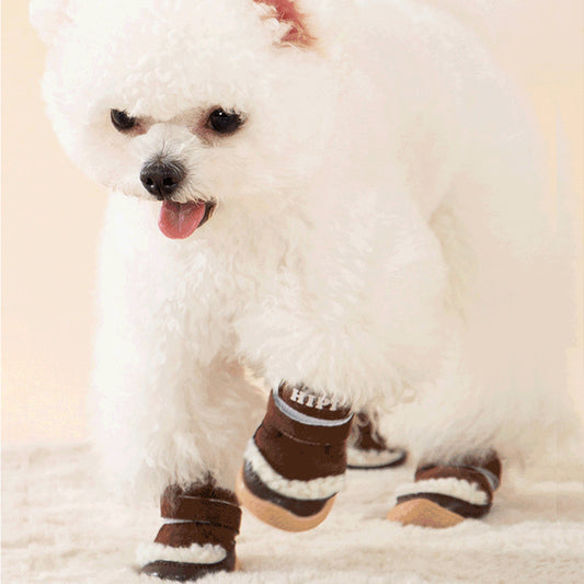 Warm Outdoor Boots for Small Dogs