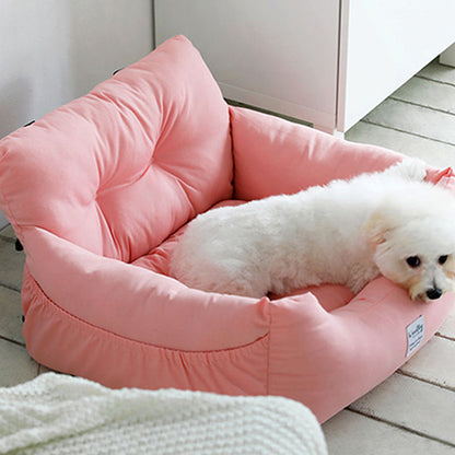 Portable Soft Dog Car Seat Bed