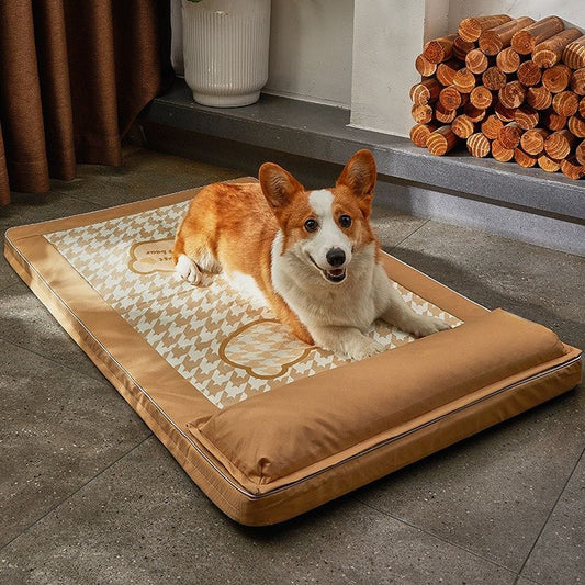 Pet Cooling Sleeping Bed with Pillow