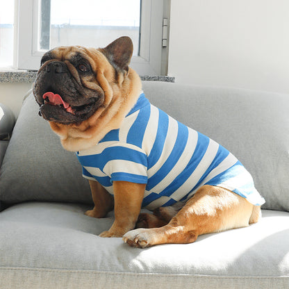 Striped Dog Polo T-Shirt