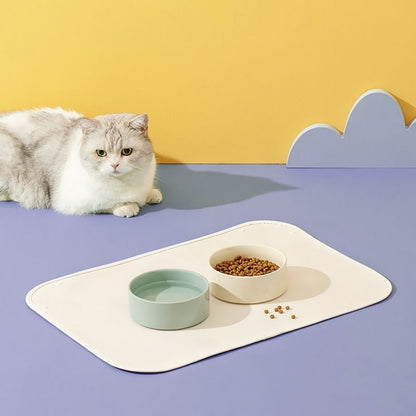 Snap-on Design Pet Feeding Mat