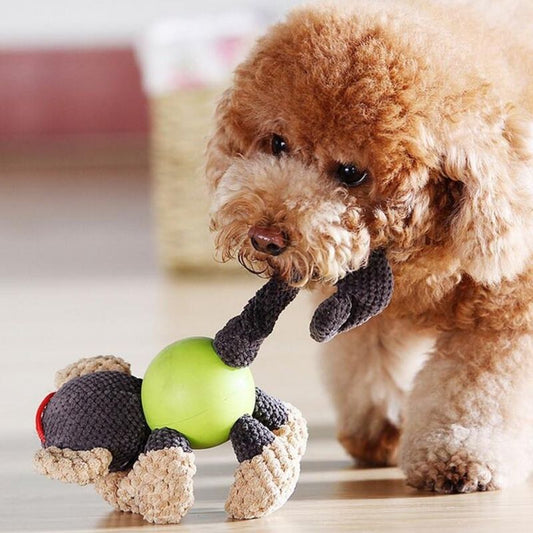 Durable Corduroy Rubber Squeaky Dog Toy
