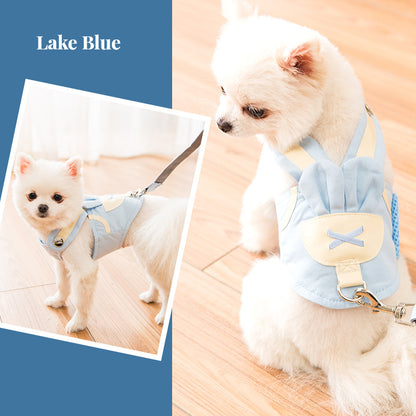 Summer Breathable Dog Outdoor Vest Leash