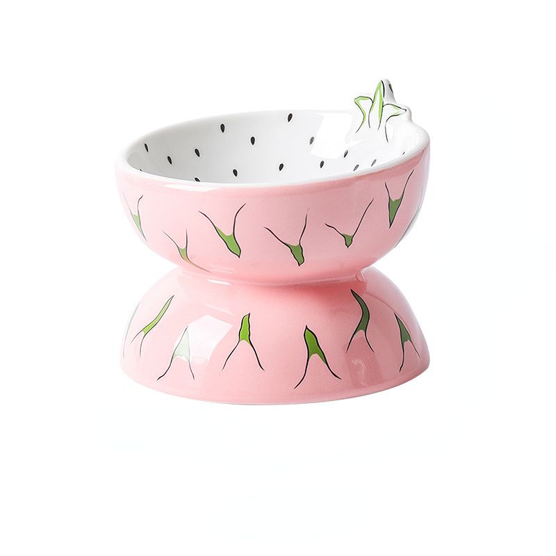 Fruit-Themed Pet Ceramic Bowl