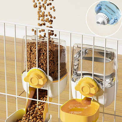 Hanging Automatic Pet Feeder and Water Dispenser