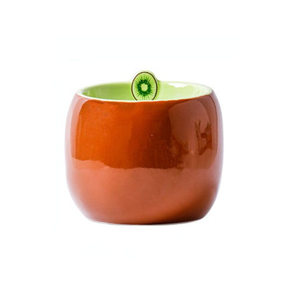 Fruit-Themed Pet Ceramic Bowl