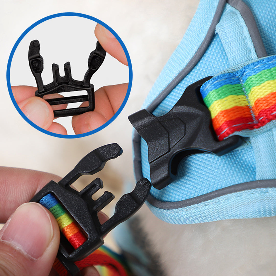 Rainbow Design No Pull Dog Harness