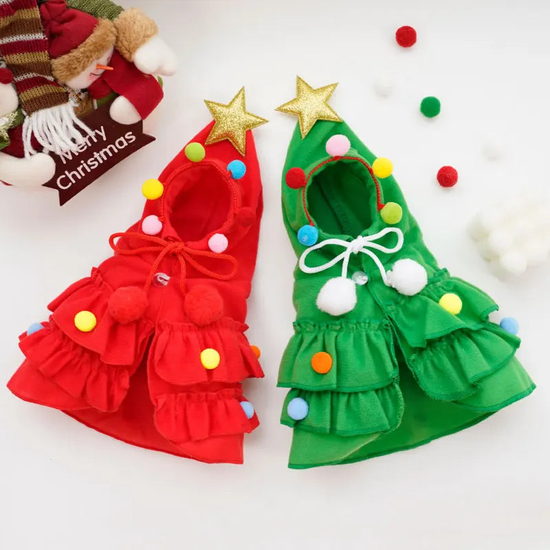 Christmas Pet Cute Cape