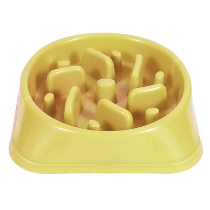 Colorful Slow Feeder Pet Bowl