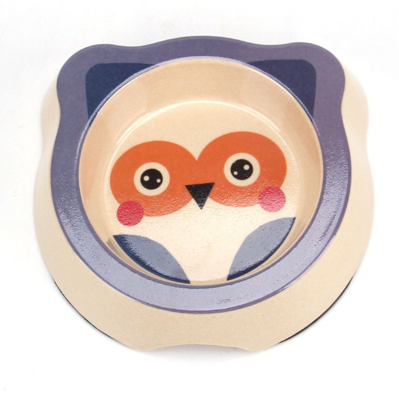 Adorable Bamboo Fiber Pet Bowl