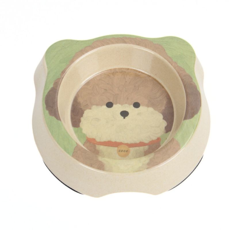 Adorable Bamboo Fiber Pet Bowl