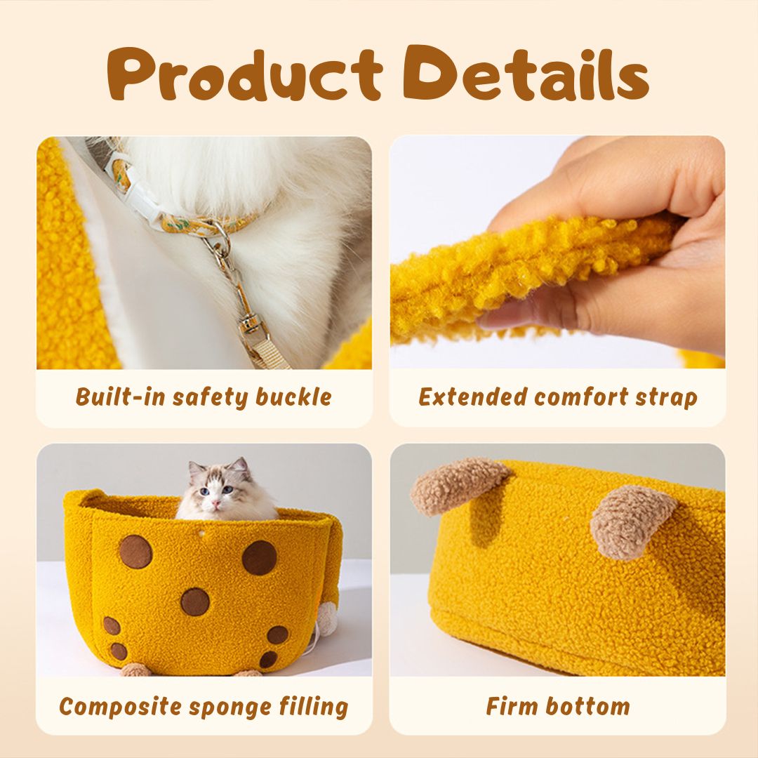 Giraffe Sling Carrier for Small Cat & Dog