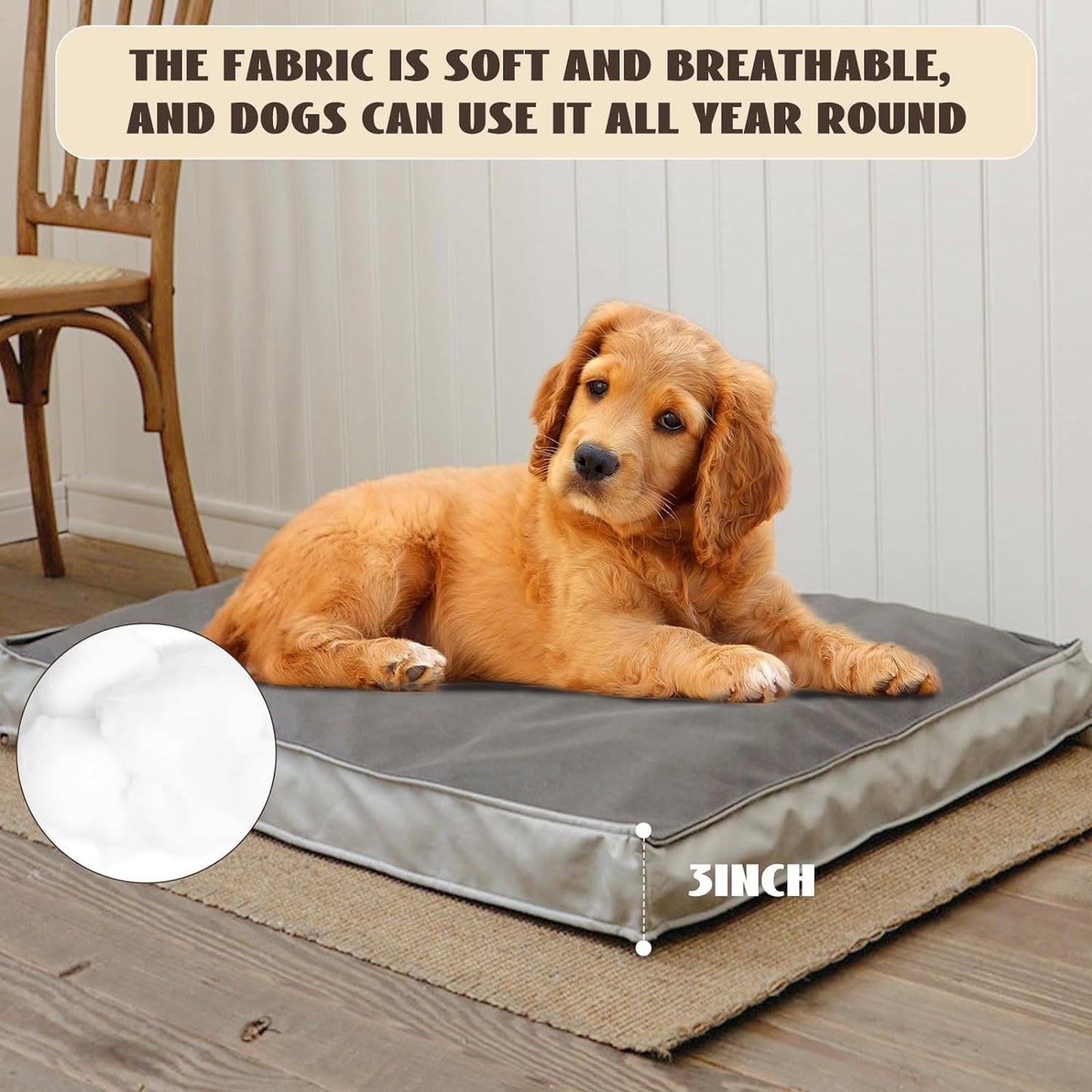 Orthopedic Waterproof Dog Bed