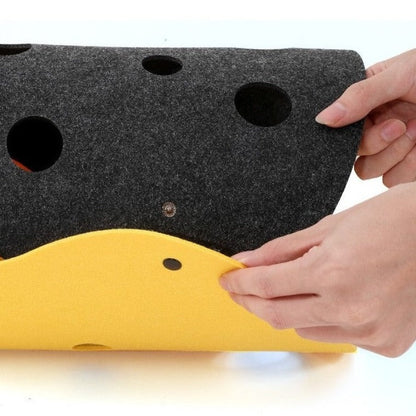 The Cheese Adjustable Tunnel Cat Toy