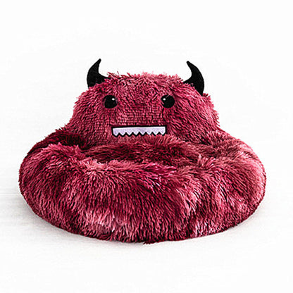 Warm Soft Monster Pet Bed